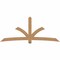 Ekena Millwork Davenport Timber Gable Bracket, Western Red Cedar, 108"W x 45"H x 5 1/2"D x 5 1/2"F, 10/12 Pitch GBW108X45X0606DAV00SWR - alternate 1